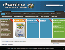 Tablet Screenshot of e-pszczelarz.pl